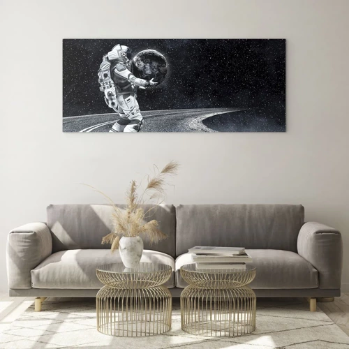 Obraz na skle - Na Mliečnej dráhe - 100x40 cm