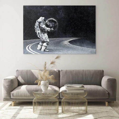 Obraz na skle - Na Mliečnej dráhe - 70x50 cm