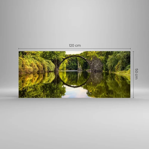 Obraz na skle - Na rozhraní dvoch svetov - 120x50 cm
