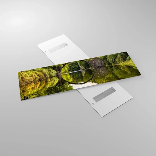 Obraz na skle - Na rozhraní dvoch svetov - 160x50 cm