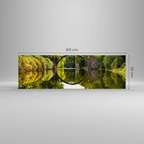 Obraz na skle - Na rozhraní dvoch svetov - 160x50 cm