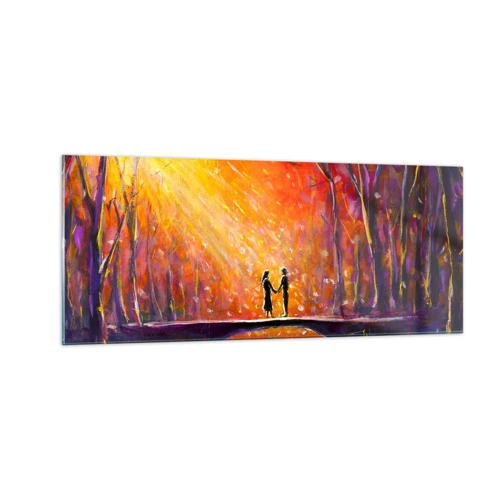 Obraz na skle - Nebo ich tiež miluje - 100x40 cm