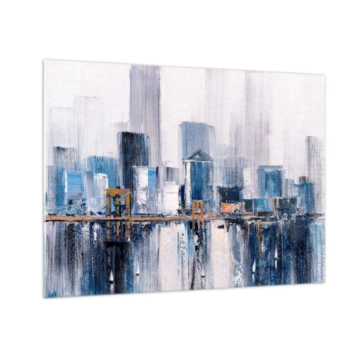 Obraz na skle - Newyorská impresia - 70x50 cm