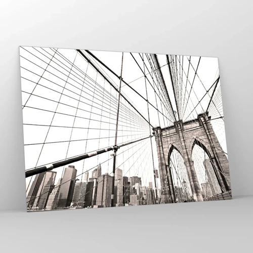 Obraz na skle - Newyorská katedrála - 100x70 cm