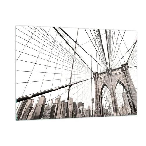 Obraz na skle - Newyorská katedrála - 120x80 cm
