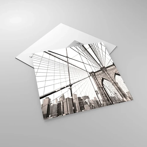 Obraz na skle - Newyorská katedrála - 50x50 cm