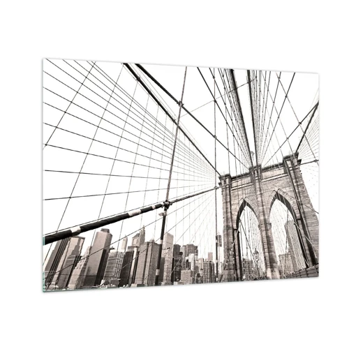 Obraz na skle - Newyorská katedrála - 70x50 cm