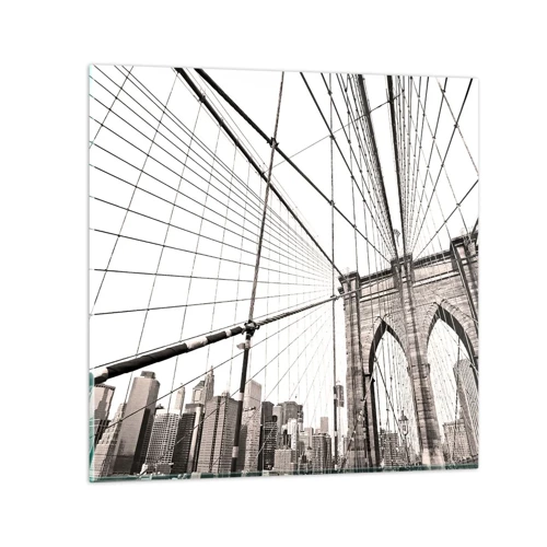 Obraz na skle - Newyorská katedrála - 70x70 cm