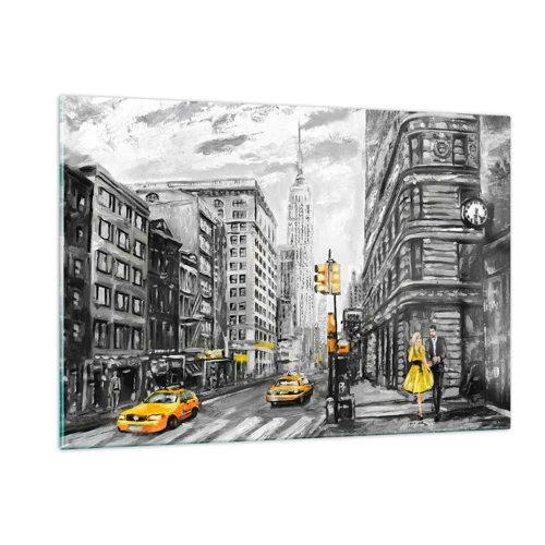 Obraz na skle - Newyorský príbeh - 120x80 cm