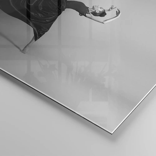 Obraz na skle - Okrídlený hudbou - 30x30 cm