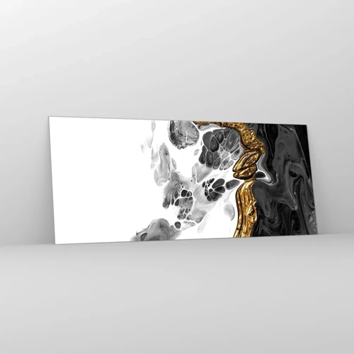 Obraz na skle - Organická kompozícia - 120x50 cm