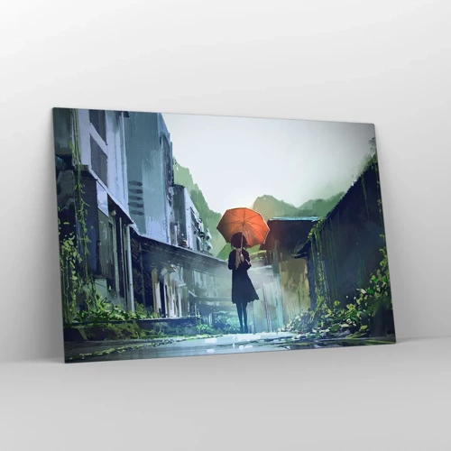 Obraz na skle - Oživujúci dážď - 120x80 cm