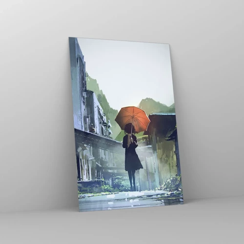 Obraz na skle - Oživujúci dážď - 80x120 cm