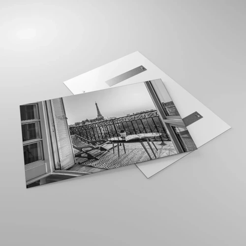 Obraz na skle - Parížske popoludnie - 120x80 cm