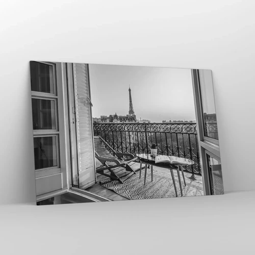 Obraz na skle - Parížske popoludnie - 120x80 cm