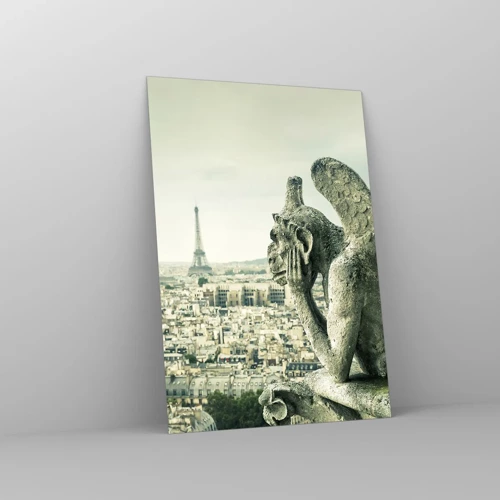 Obraz na skle - Parížske rozprávanie - 70x100 cm