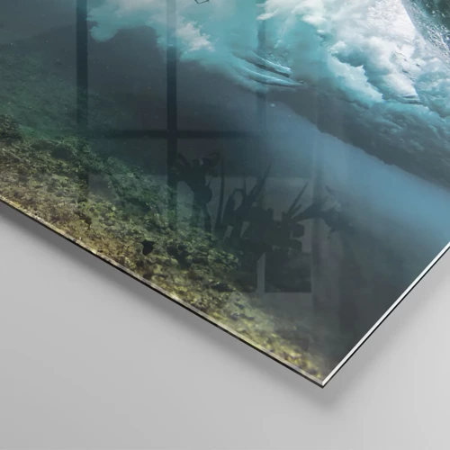 Obraz na skle - Podmorský svet - 120x80 cm