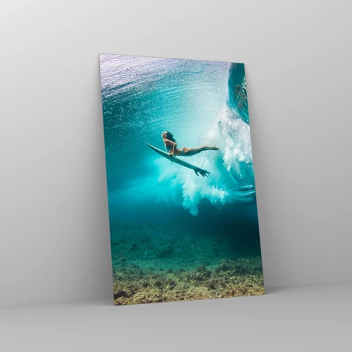 Obraz na skle - Podmorský svet - 80x120 cm