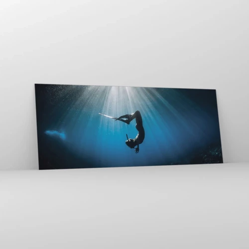Obraz na skle - Podvodný tanec - 100x40 cm