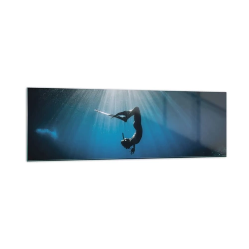 Obraz na skle - Podvodný tanec - 160x50 cm