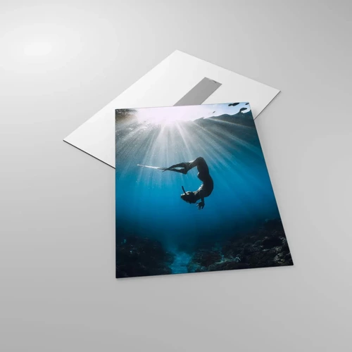 Obraz na skle - Podvodný tanec - 50x70 cm
