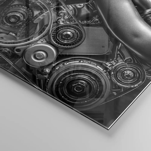 Obraz na skle - Poézia mechaniky - 120x80 cm