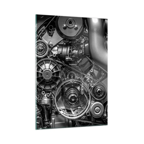 Obraz na skle - Poézia mechaniky - 50x70 cm