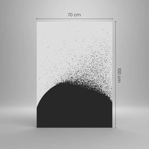 Obraz na skle - Pohyb častíc - 70x100 cm