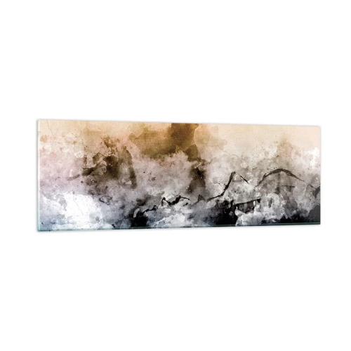 Obraz na skle - Ponorené do mračná hmly - 90x30 cm