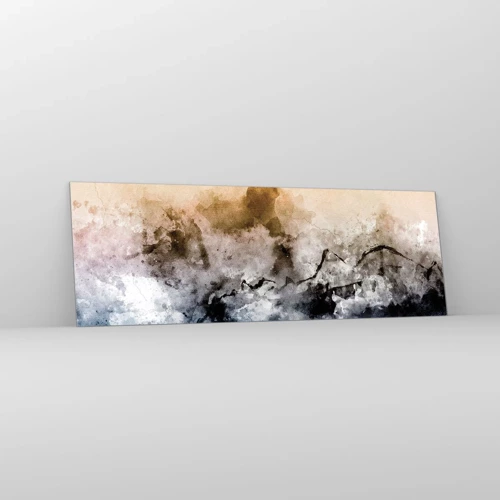 Obraz na skle - Ponorené do mračná hmly - 90x30 cm
