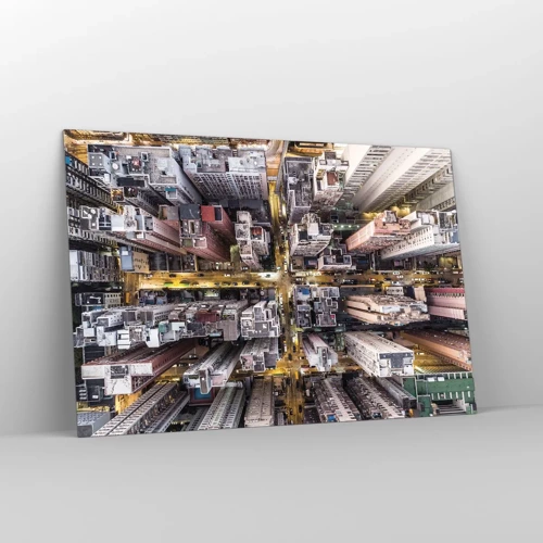 Obraz na skle - Pozdrav z Hongkongu - 120x80 cm