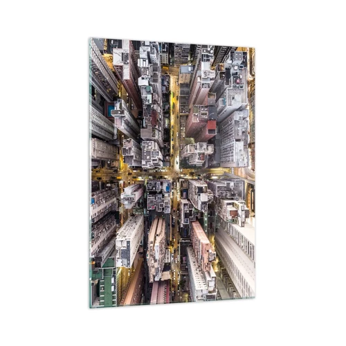 Obraz na skle - Pozdrav z Hongkongu - 70x100 cm