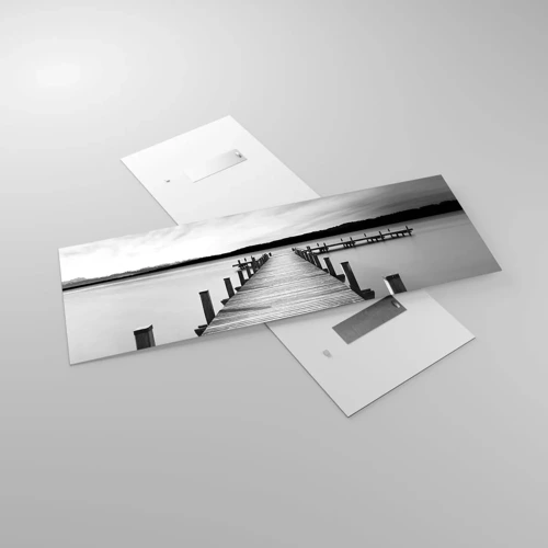 Obraz na skle - Pri napájadle – pokoji - 140x50 cm