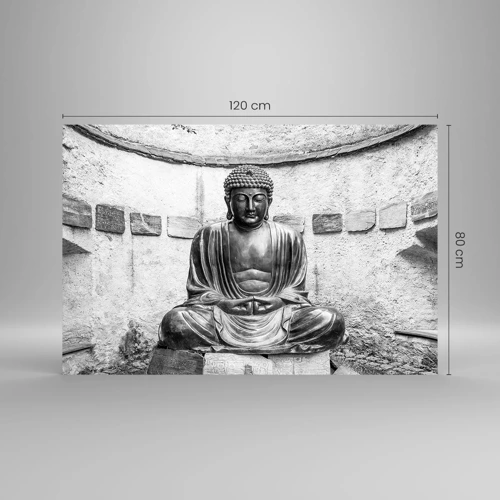 Obraz na skle - Pri zdroji pokoja - 120x80 cm