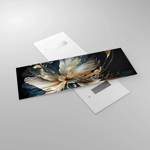 Obraz na skle - Rozprávkový kvet papradia - 140x50 cm