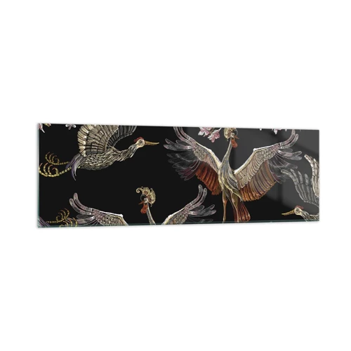 Obraz na skle - Rozprávkový vták - 160x50 cm