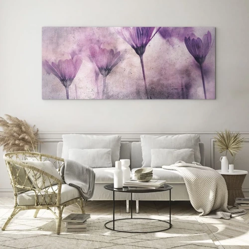Obraz na skle - Sen kvetov - 120x50 cm