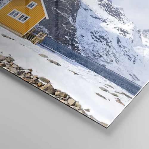 Obraz na skle - Škandinávska dovolenka - 80x120 cm