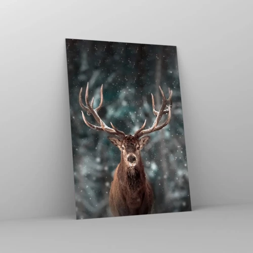 Obraz na skle - Skutočný kráľ lesa - 50x70 cm