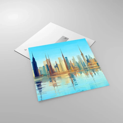 Obraz na skle - Slnečná metropola - 60x60 cm