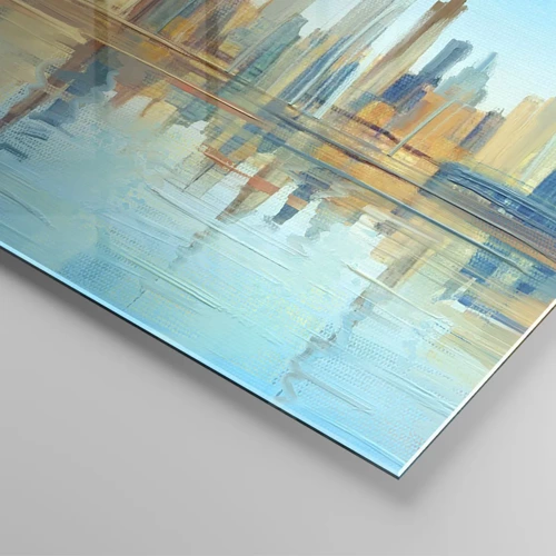 Obraz na skle - Slnečná metropola - 60x60 cm