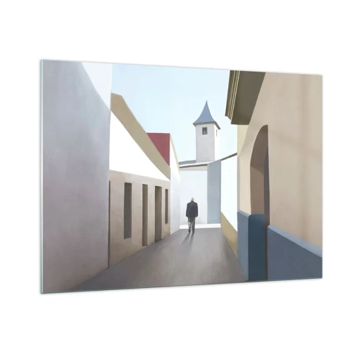 Obraz na skle - Slnečná prechádzka - 100x70 cm