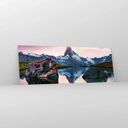 Obraz na skle - Srdce hôr je vrelé - 140x50 cm