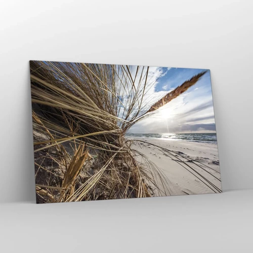 Obraz na skle - Stretnutie živlov - 120x80 cm