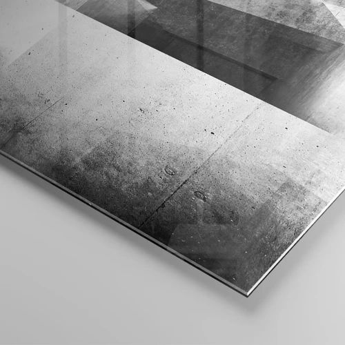 Obraz na skle - Štruktúra priestoru - 120x80 cm