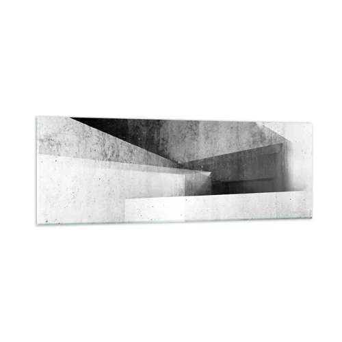 Obraz na skle - Štruktúra priestoru - 90x30 cm