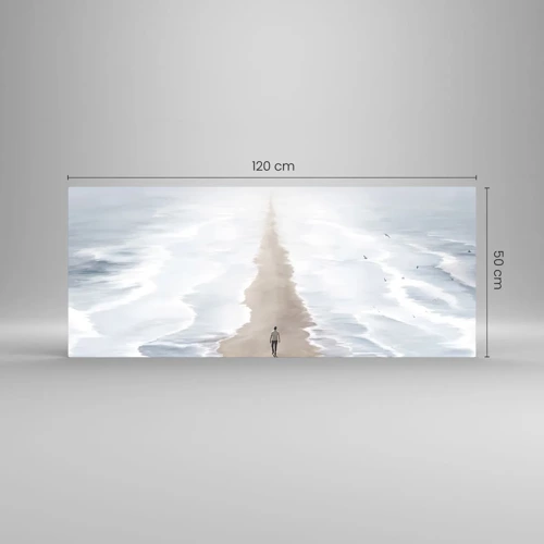 Obraz na skle - Svetlá budúcnosť - 120x50 cm