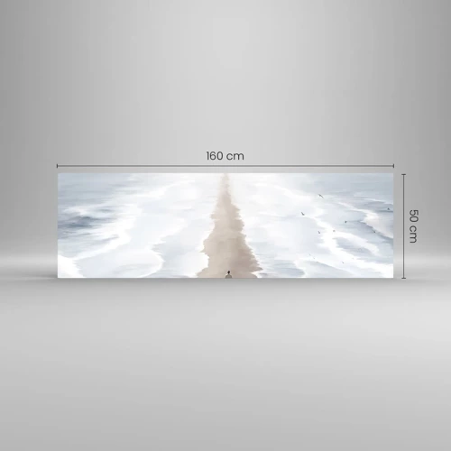 Obraz na skle - Svetlá budúcnosť - 160x50 cm