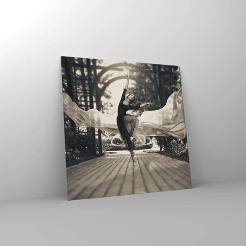 Obraz na skle - Tanec ducha záhrady - 50x50 cm
