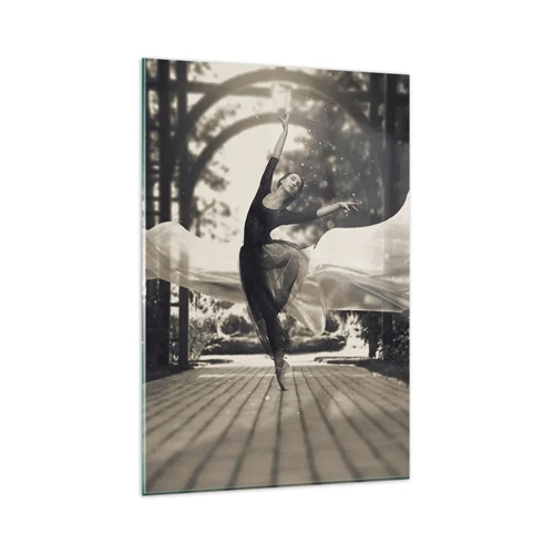 Obraz na skle - Tanec ducha záhrady - 80x120 cm